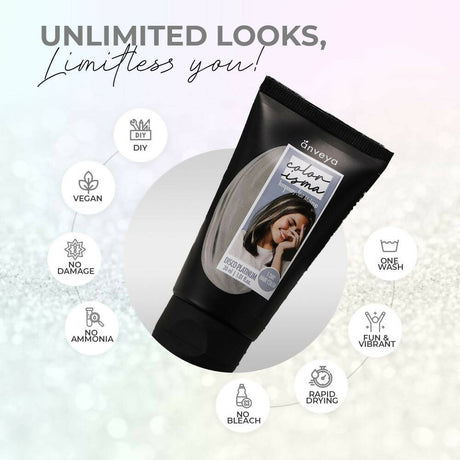 Anveya Colorisma Disco Platinum - Temporary Hair Color - Vamzn#