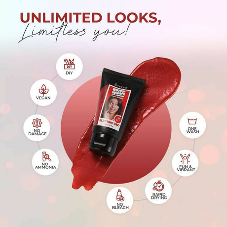 Anveya Colorisma Electric Red - Temporary Hair Color - Vamzn#