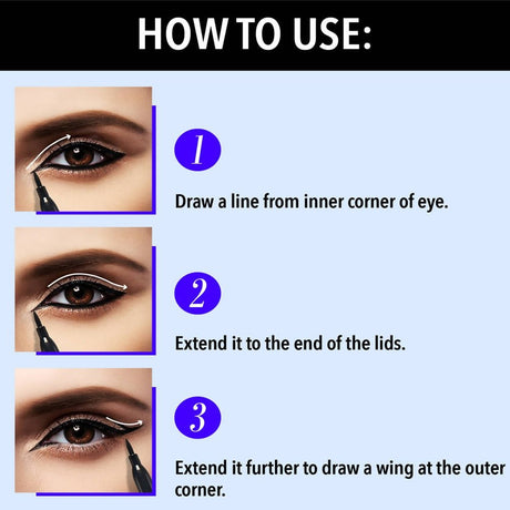 Blue Heaven Intense Black Eyeliner Glide - On - Vamzn#