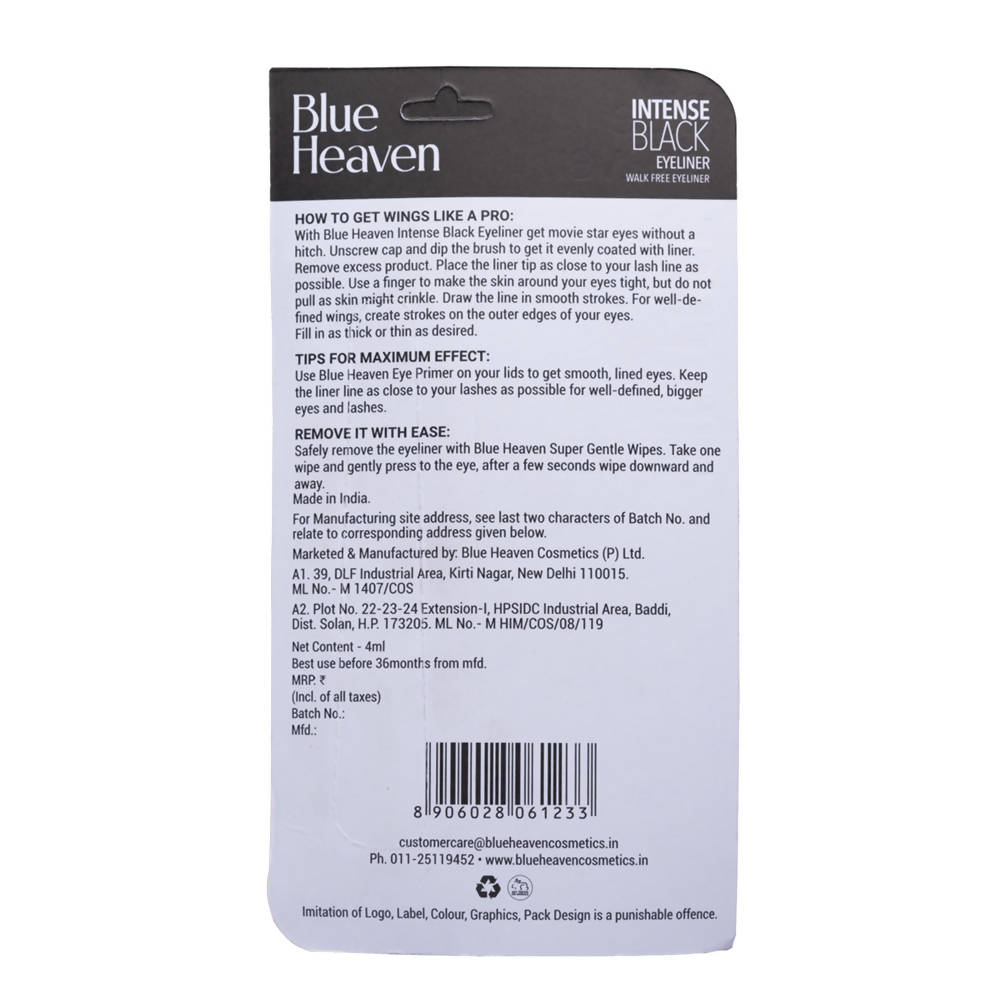Blue Heaven Intense Black Eyeliner Glide - On - Vamzn#
