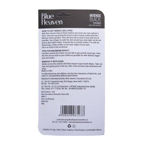 Blue Heaven Intense Black Eyeliner Glide - On - Vamzn#